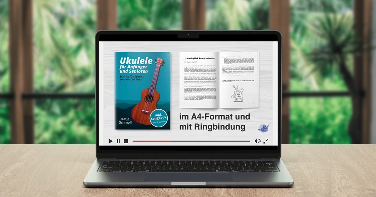 Video zur Leseprobe zum Buch Ukulele für Anfänger und Senioren von Katja Schmoll